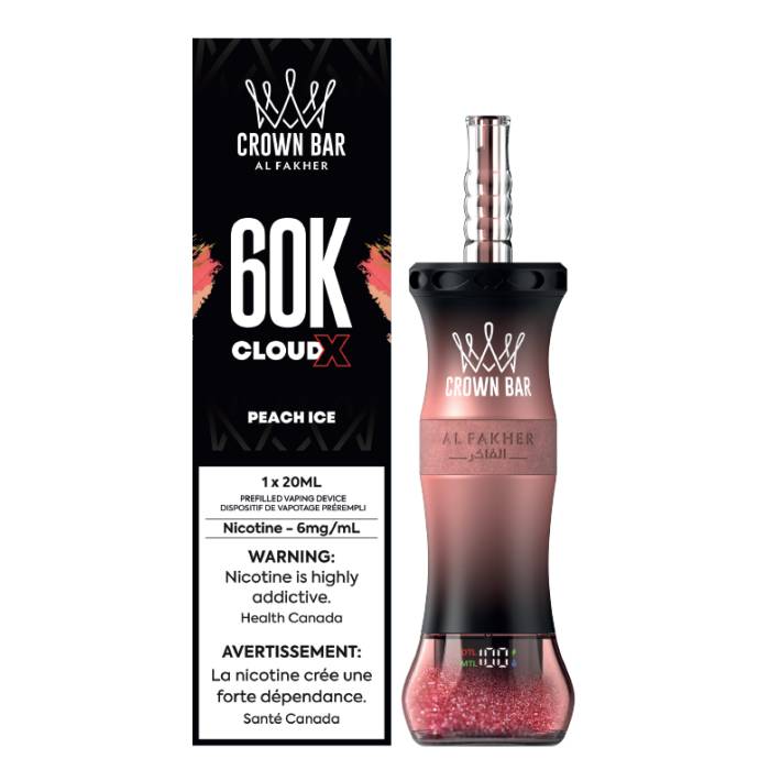 AL FAKHER Cloud X 60K Disposable Vape Peach Ice